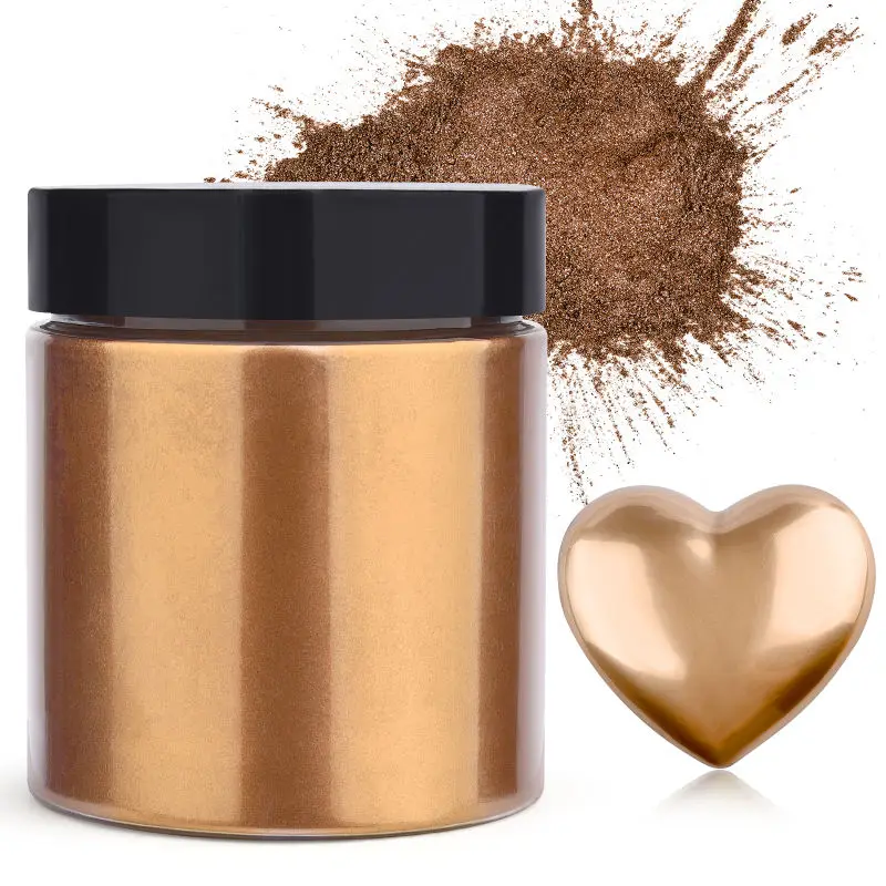Resin Pigment Set - 50G/Botol Bubuk Glitter Metalik Warna Emas