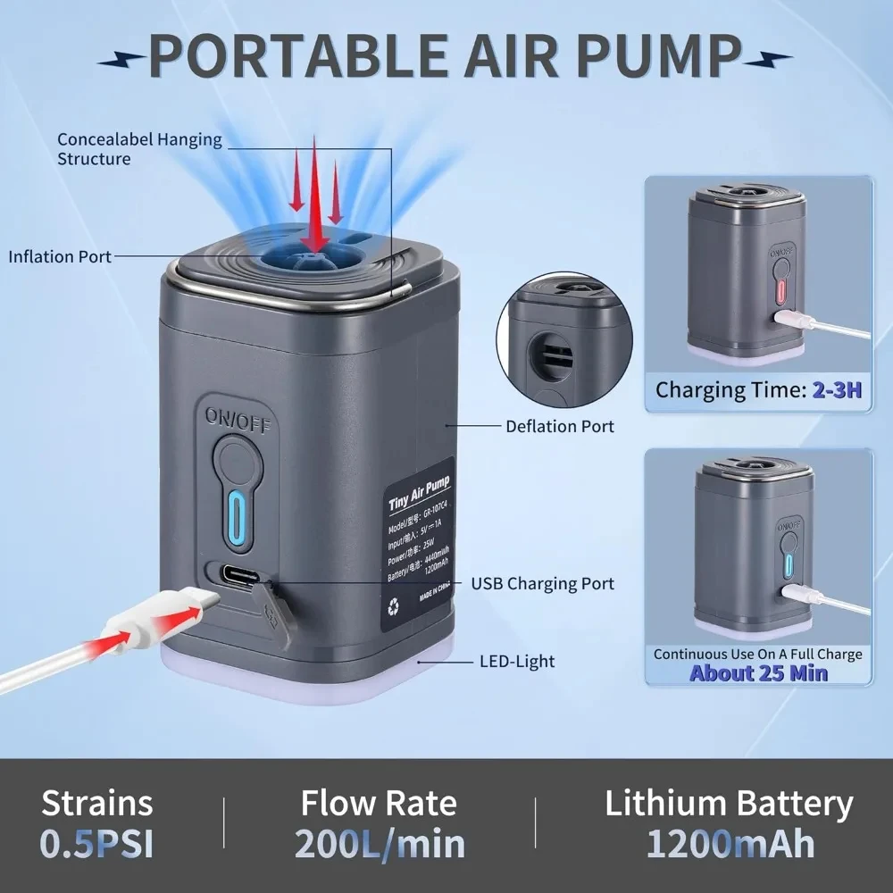 Vacuum Chamber Small - Pompa Udara Mini Portabel dengan Baterai
