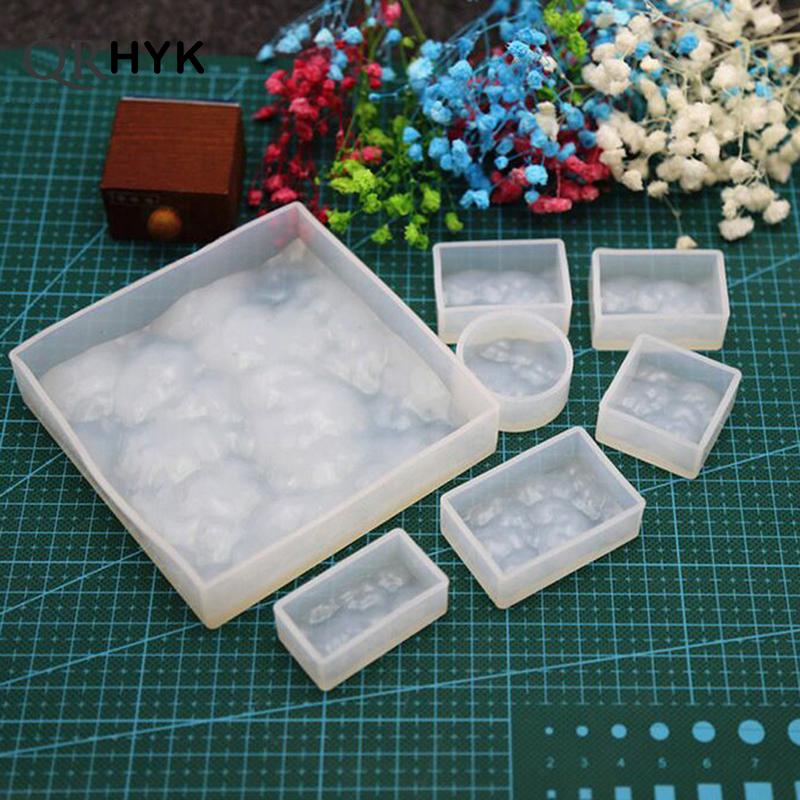 Resin Ocean Wave Mold - Air Riak Gelombang Liontin Kalung Anting-Anting