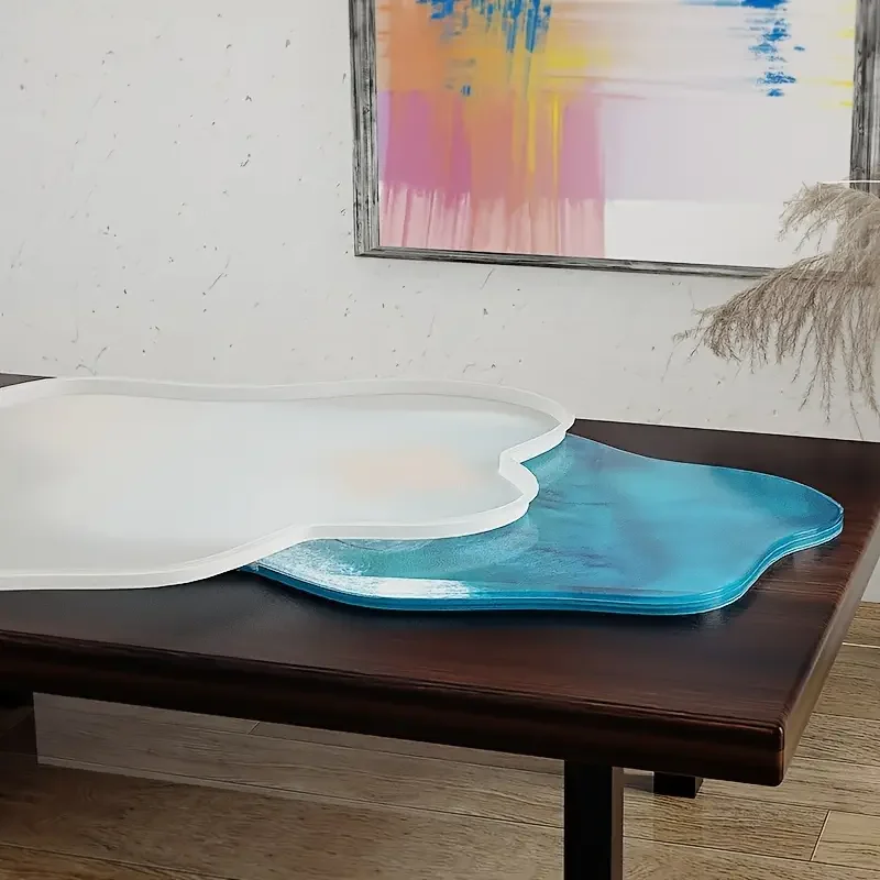 Resin Ocean Wave Mold - Cetakan Silikon Resin Epoksi Bentuk Tak