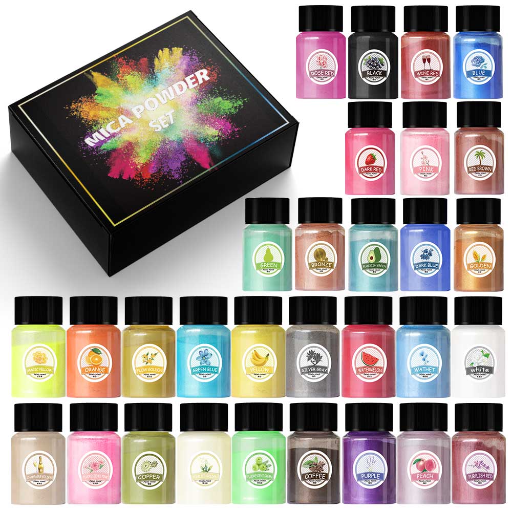 Resin Pigment Set - 10ml Pengisi pigmen Resin epoksi bubuk