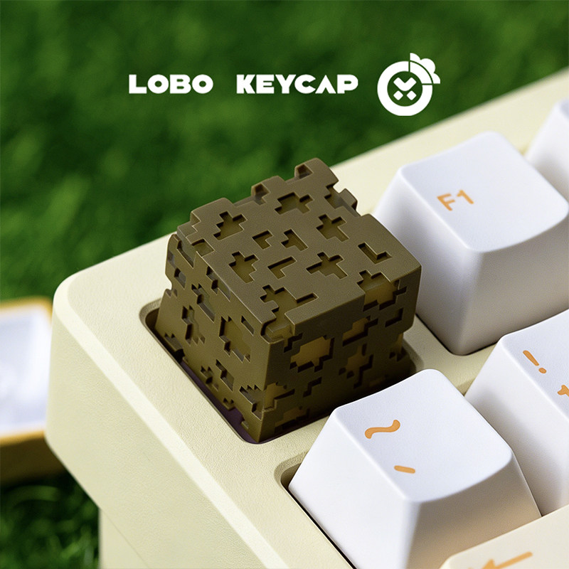 Resin Crafting Minecraft - Dekorasi Keyboard Kreatif Seri Minecraft Persegi