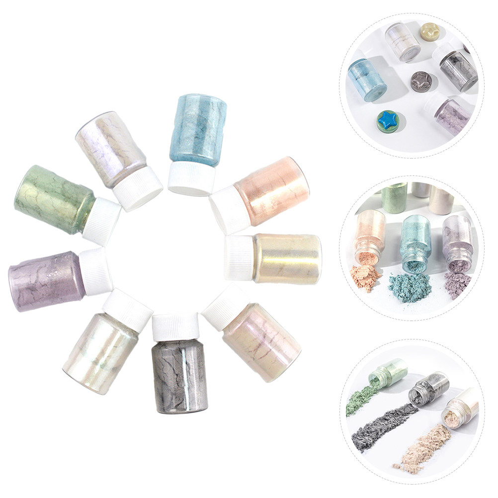 Resin Pigment Set - 9Pcs Set Bubuk Pigmen Mika Berkualitas