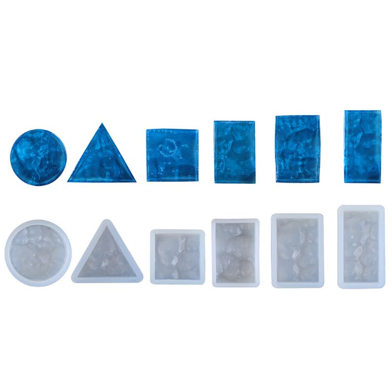 Resin Ocean Wave Mold - 4 Buah Cetakan Resin Gelombang Laut