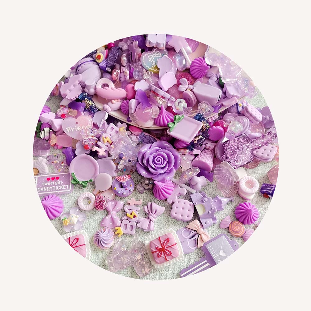 Crafting Resin - Aksesoris pita kerajinan dekorasi ponsel perhiasan