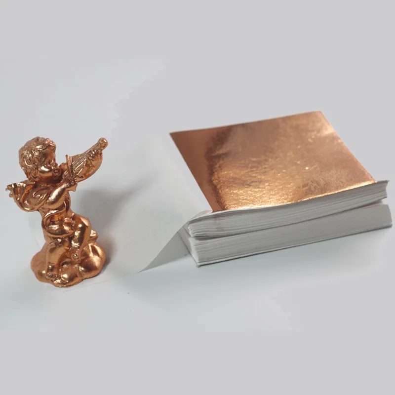 100Pcs Kertas Foil Imitasi Ema - Gold Foil Flakes ulasan dan harga