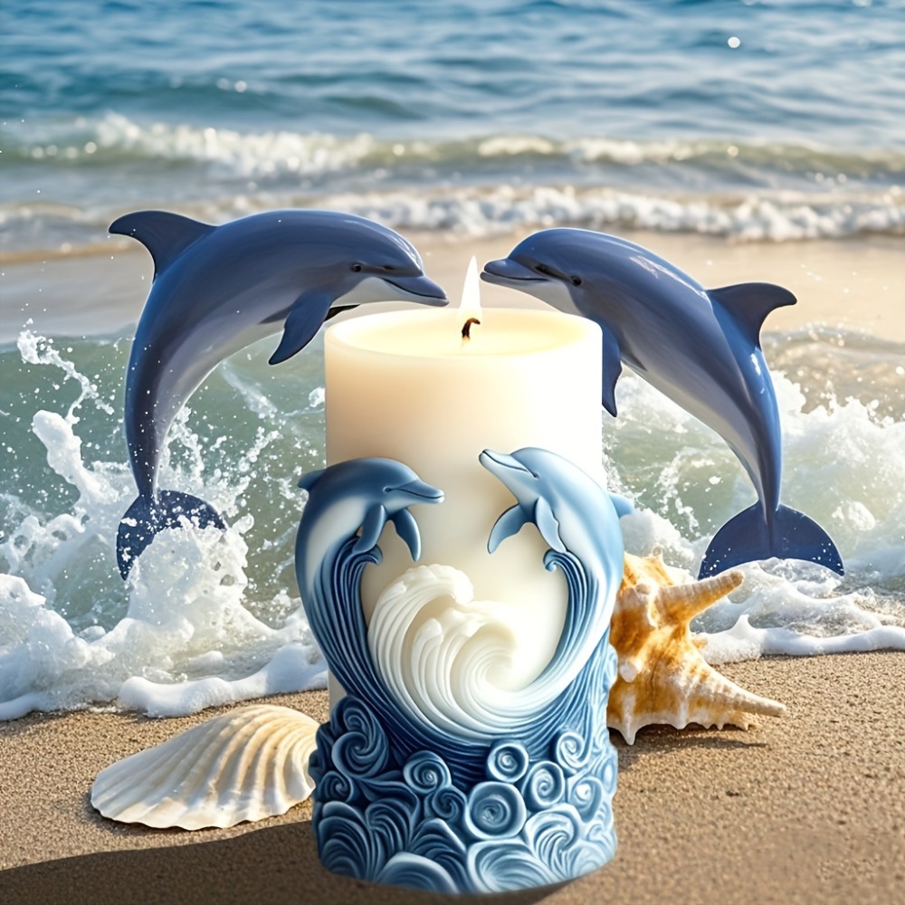 Cetakan Lilin Silikon Tema Lau - Resin Ocean Wave Mold ulasan dan harga