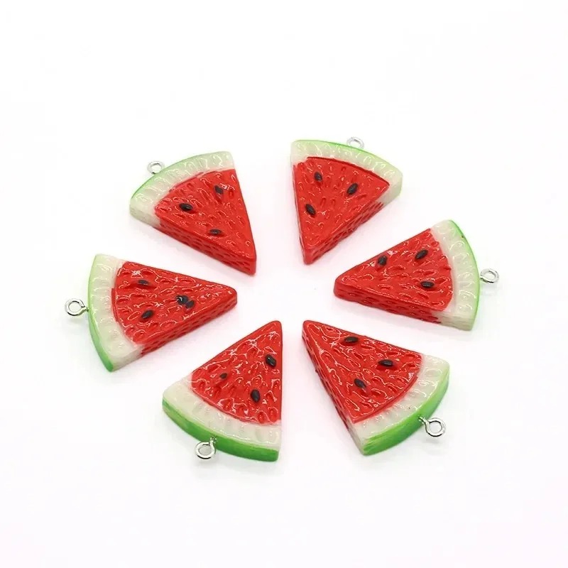 10 Buah Liontin Buah Mini Segi - Resin Crafts Diy ulasan dan harga
