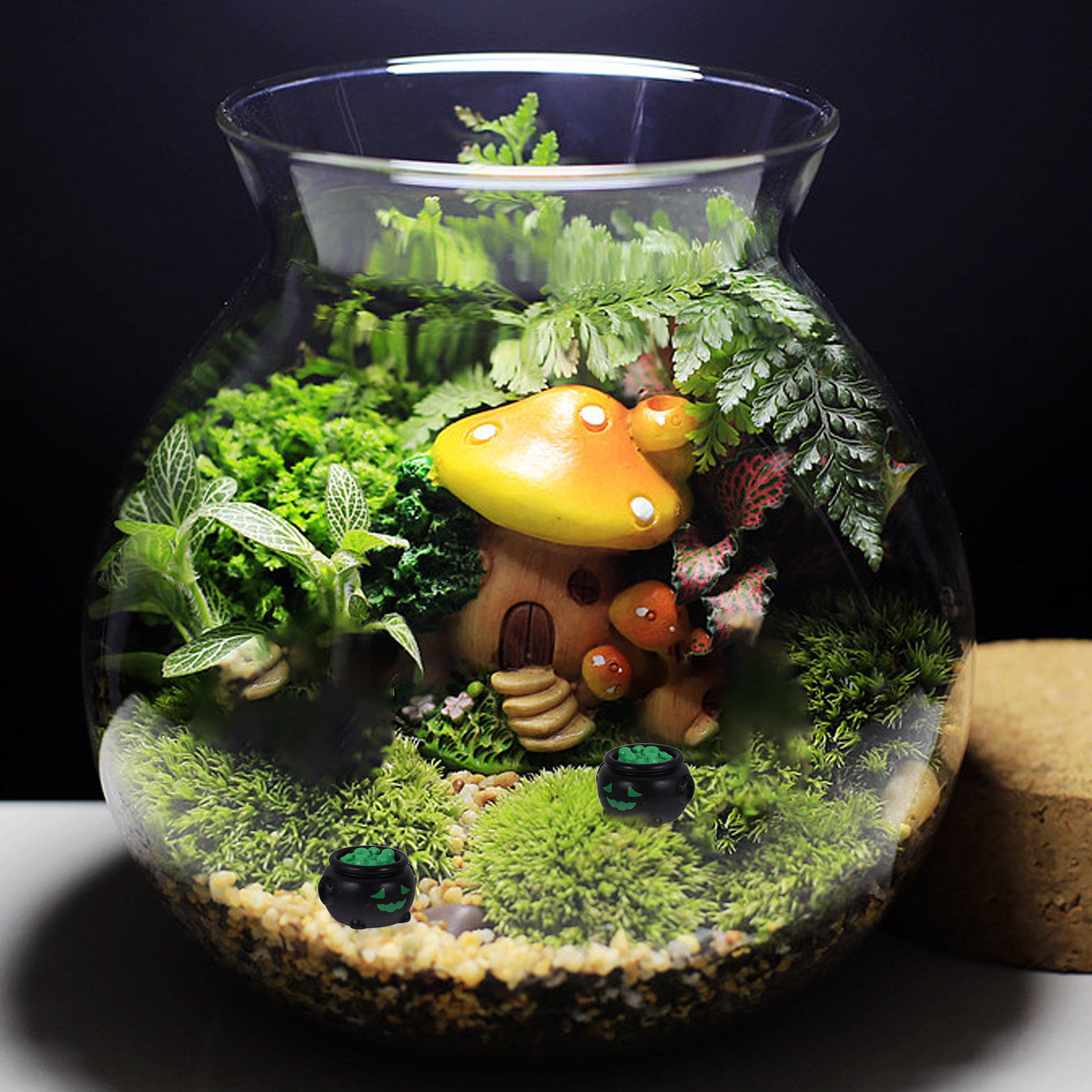 10 Buah Miniatur Kuali Penyihi - Crafting Resin ulasan dan harga