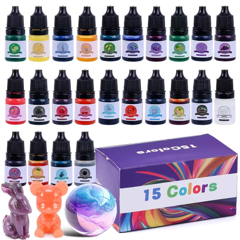 Pigmen Warna Resin Epoksi 24 W - Resin Pigment Set ulasan dan harga