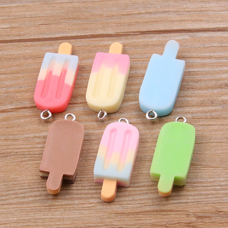 6Pcs Gantungan Resin Es Krim G - Resin Crafts Diy ulasan dan harga