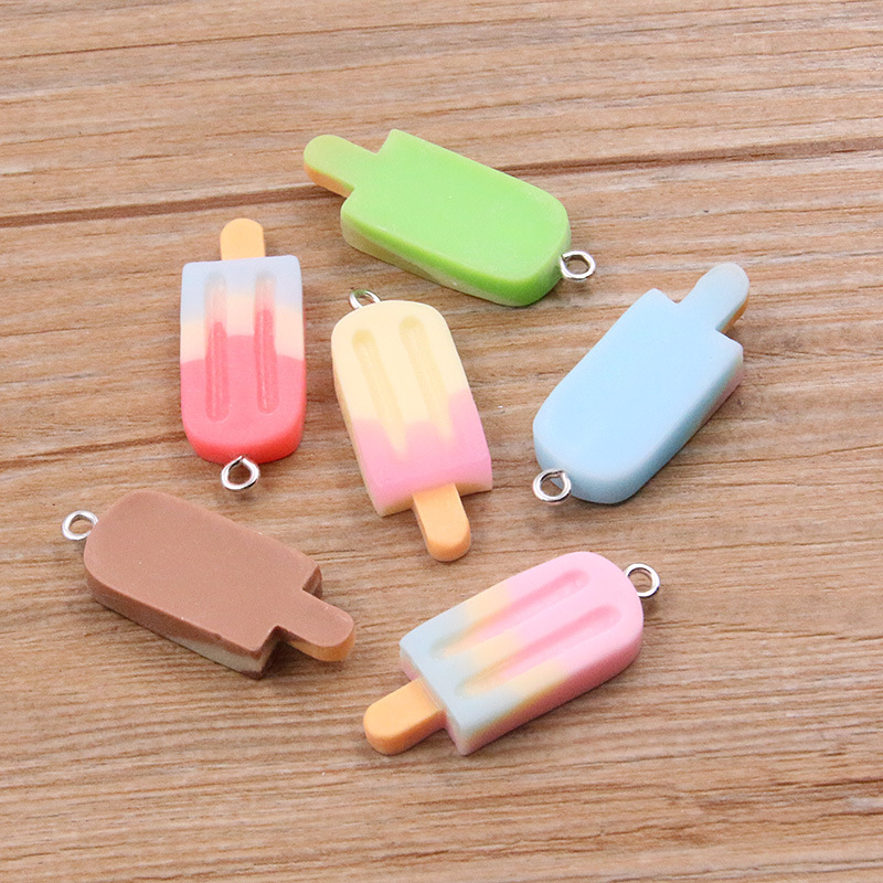 6Pcs Gantungan Resin Es Krim G - Resin Crafts Diy ulasan dan harga