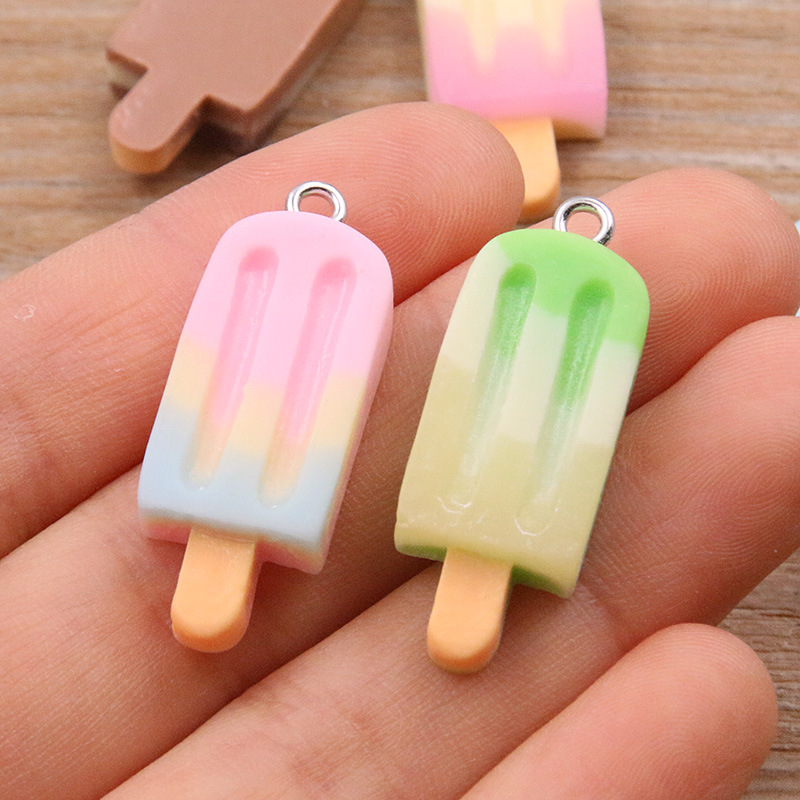 6Pcs Gantungan Resin Es Krim G - Resin Crafts Diy ulasan dan harga