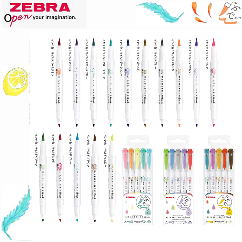 ZEBRA Dual-tip Highlighter war - Zebra Pen Mildliner ulasan dan harga