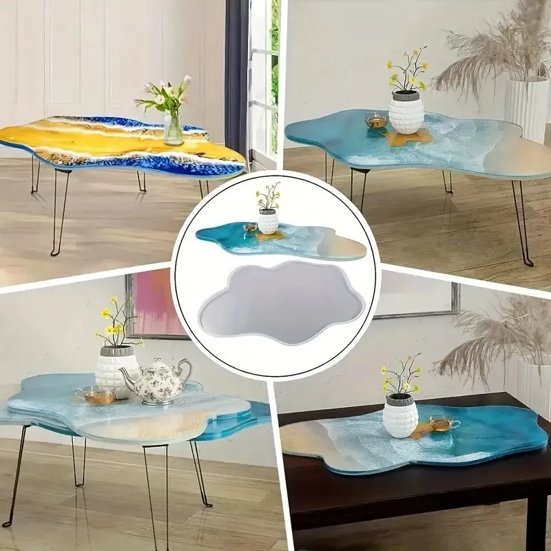 Cetakan Silikon Resin Epoksi B - Resin Ocean Wave Mold ulasan dan harga