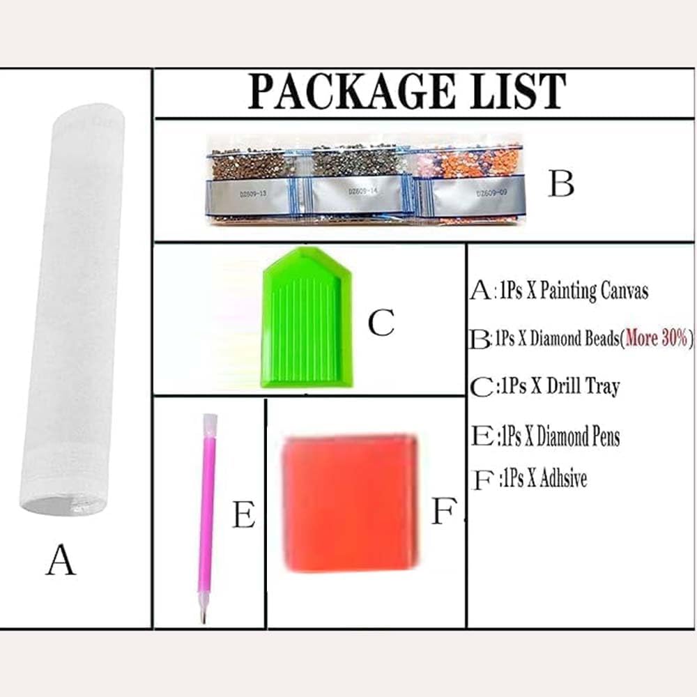Kit Lukisan Berlian Bentuk Khu - Resin Craft For Beginners ulasan dan harga