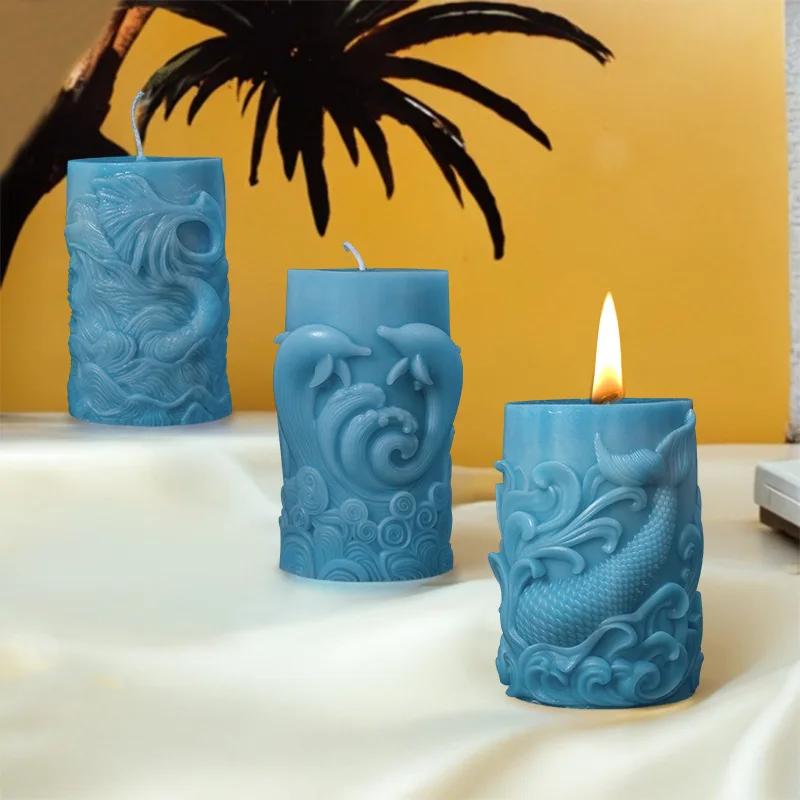 2024 cetakan silikon silinder  - Resin Ocean Wave Mold ulasan dan harga