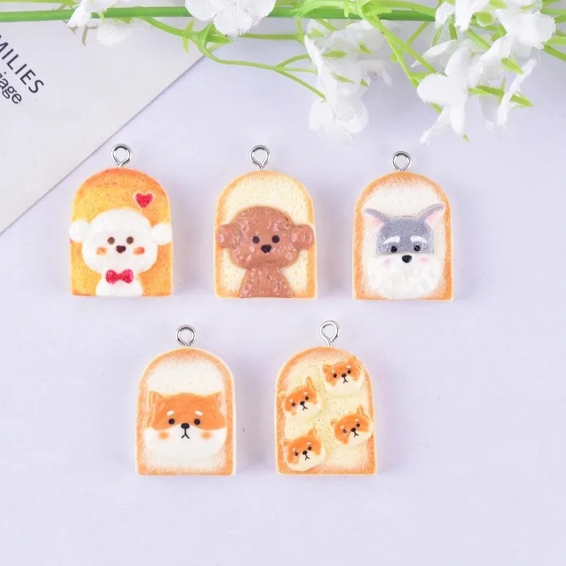 10 Buah Liontin Resin Anjing R - Resin Crafts Diy ulasan dan harga