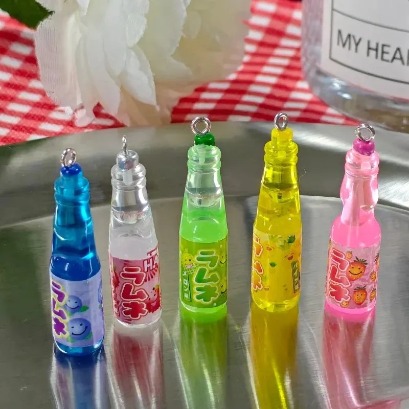 10 Buah Liontin Resin Botol So - Resin Crafts Diy ulasan dan harga
