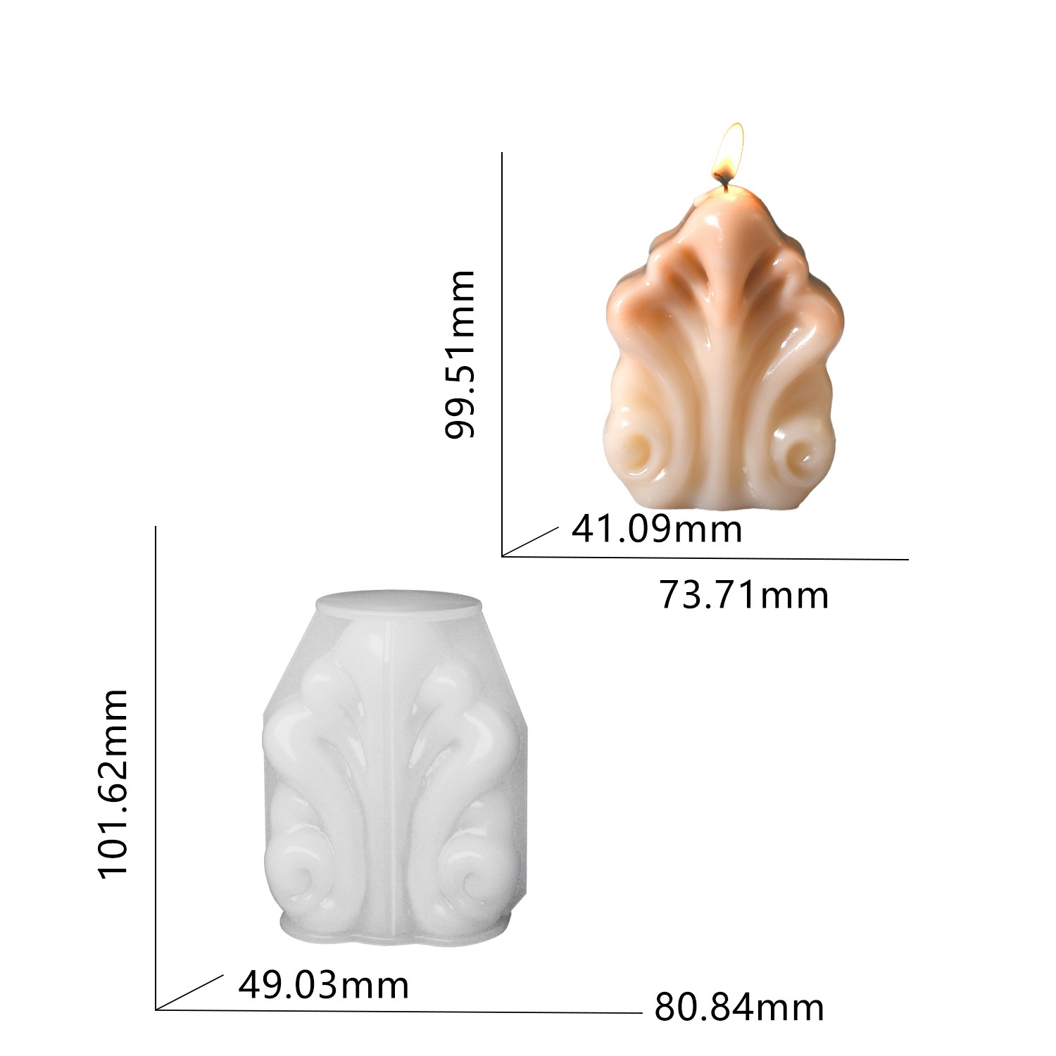 Cetakan Silikon Lilin Cangkang - Resin Ocean Wave Mold ulasan dan harga