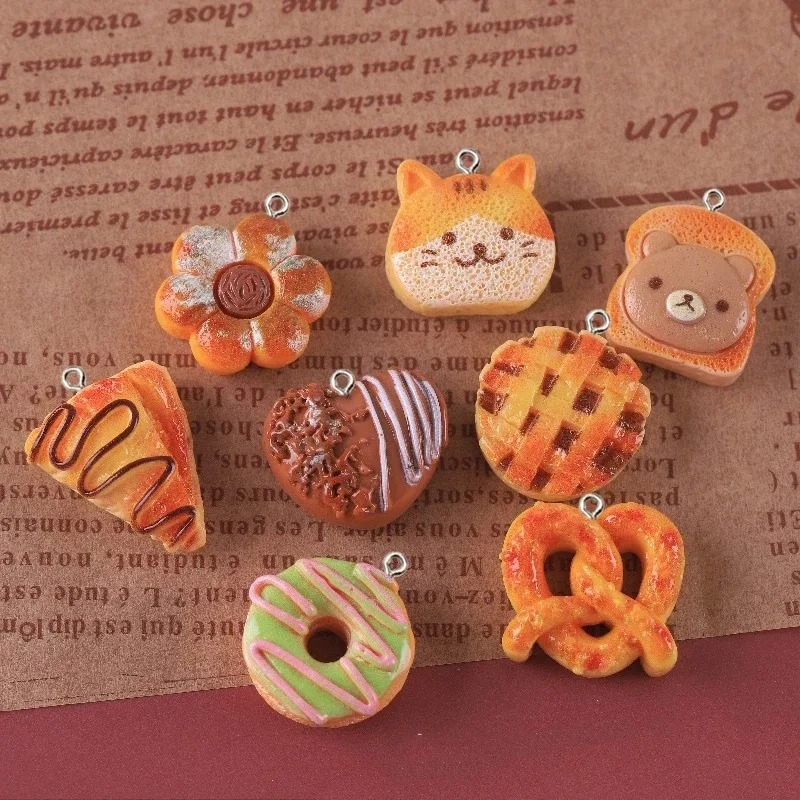10 Buah Liontin Resin Makanan  - Resin Crafts Diy ulasan dan harga