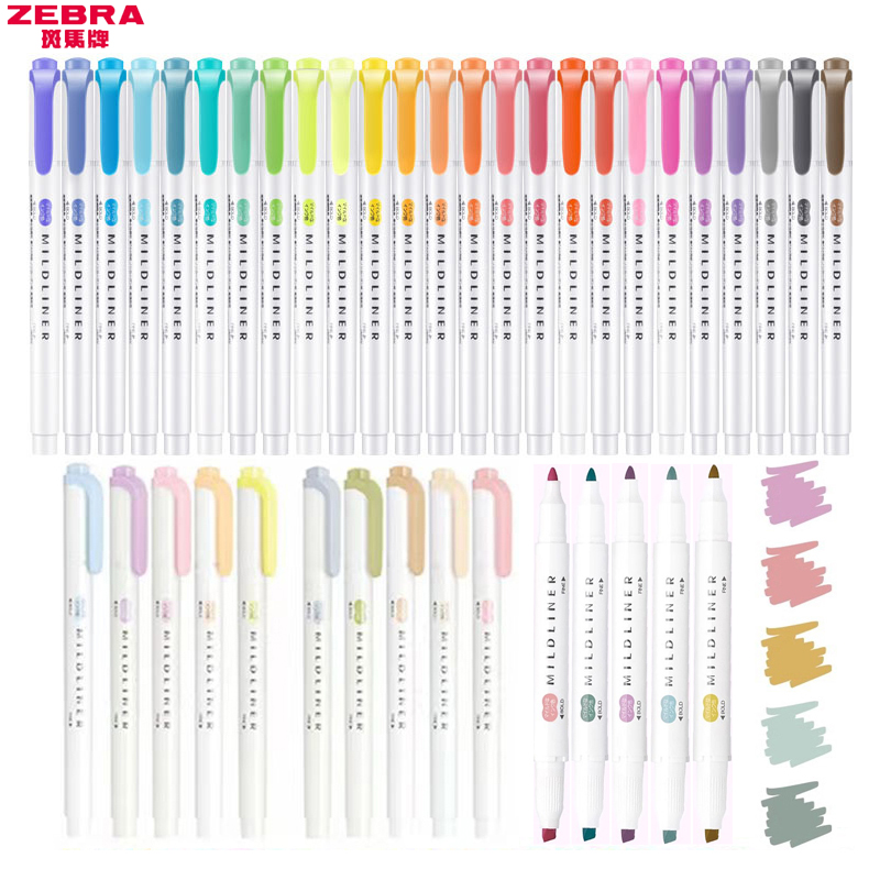 1/3 Buah Pena Stabilo ZEBRA MI - Zebra Pen Mildliner ulasan dan harga