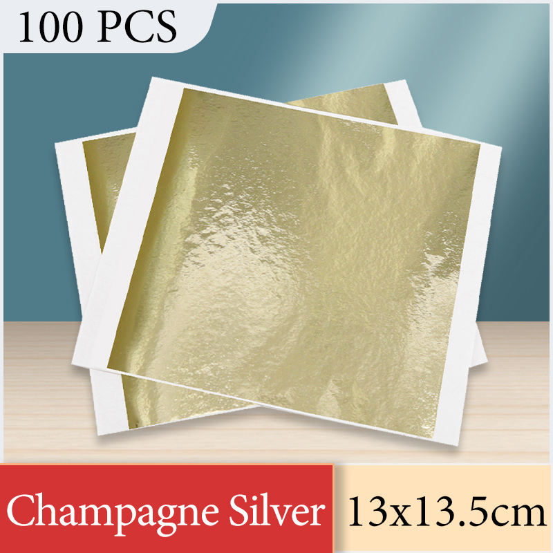Kertas Foil perak sampanye 13x - Gold Foil Flakes ulasan dan harga