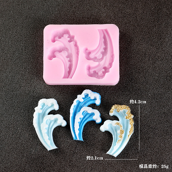 Cetakan kue silikon ombak laut - Resin Ocean Wave Mold ulasan dan harga