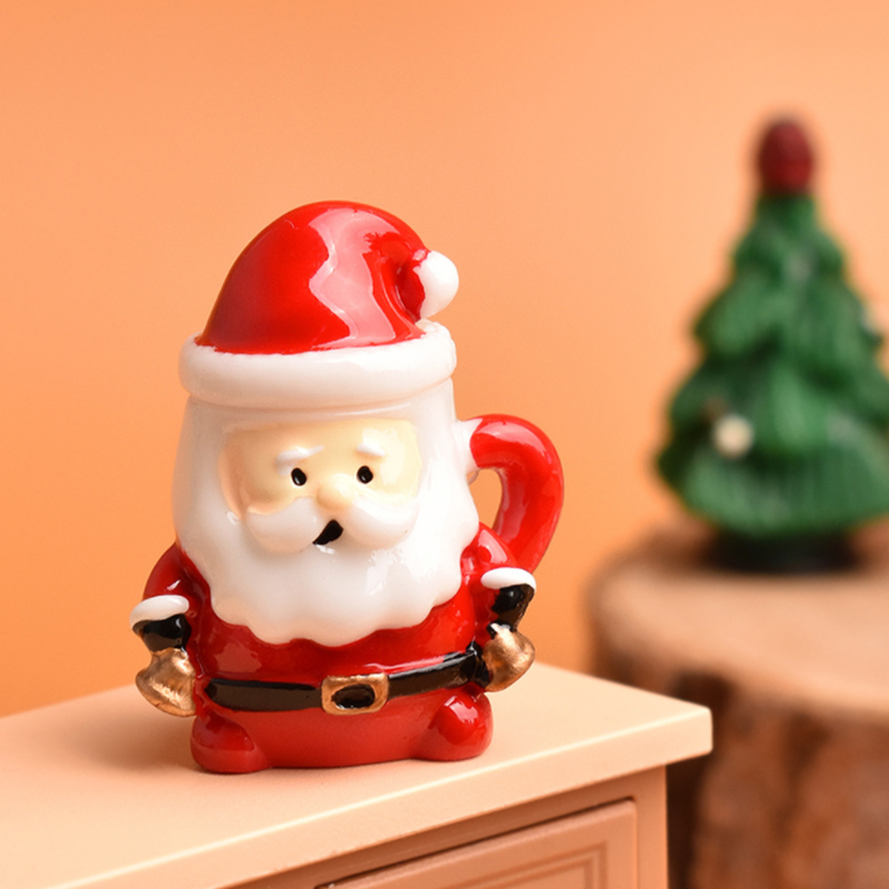 Ornamen Cangkir Teh Mini Santa - Crafting Resin ulasan dan harga