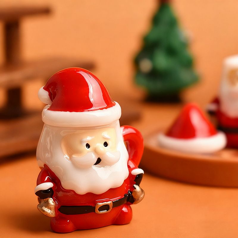 Ornamen Cangkir Teh Mini Santa - Crafting Resin ulasan dan harga