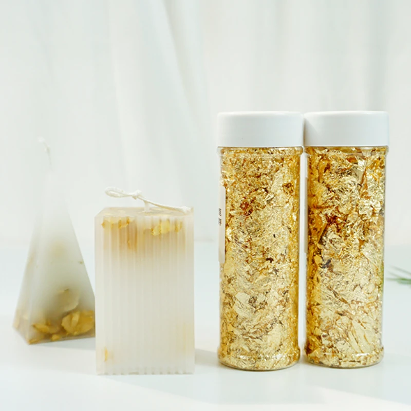 Kerajinan Perhiasan Lukisan Im - Gold Foil Flakes ulasan dan harga