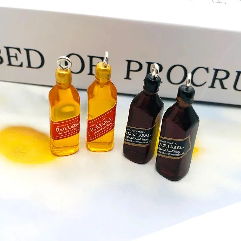 10 Buah Liontin Resin Botol Wi - Resin Crafts Diy ulasan dan harga