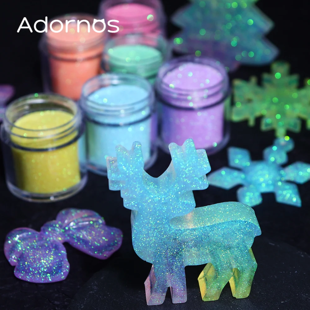 Bubuk gula Glitter warna-warni - Resin Pigment Set ulasan dan harga