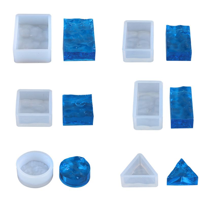 4 Buah Cetakan Resin Gelombang - Resin Ocean Wave Mold ulasan dan harga