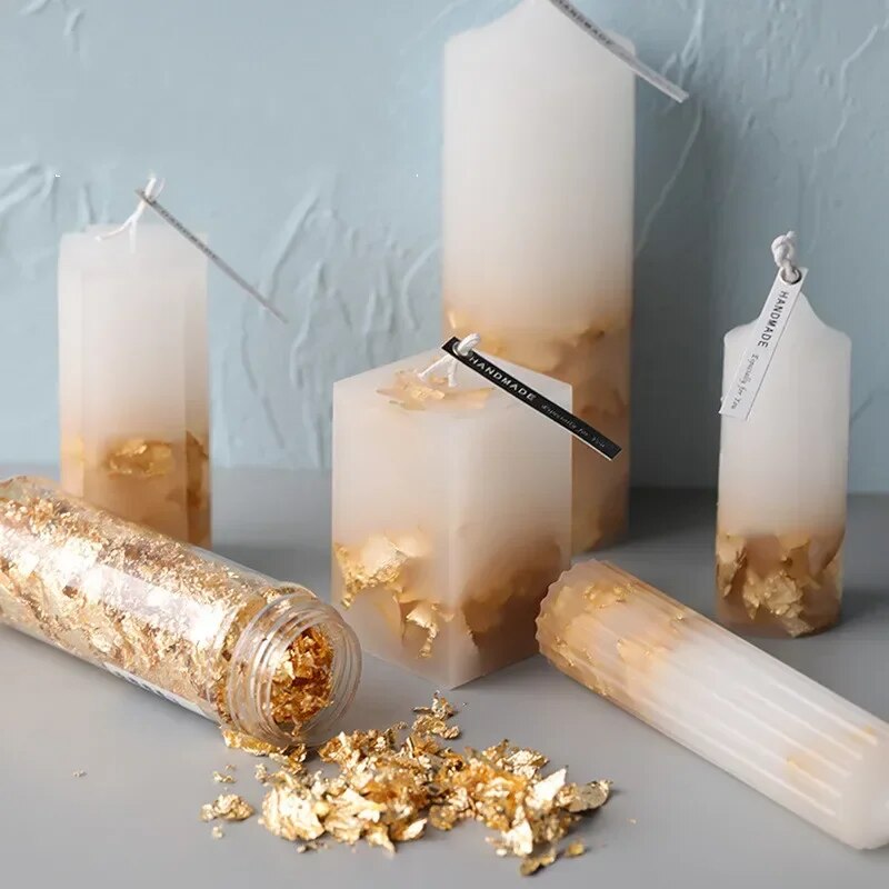 2g/1g serpihan Foil metalik se - Gold Foil Flakes ulasan dan harga