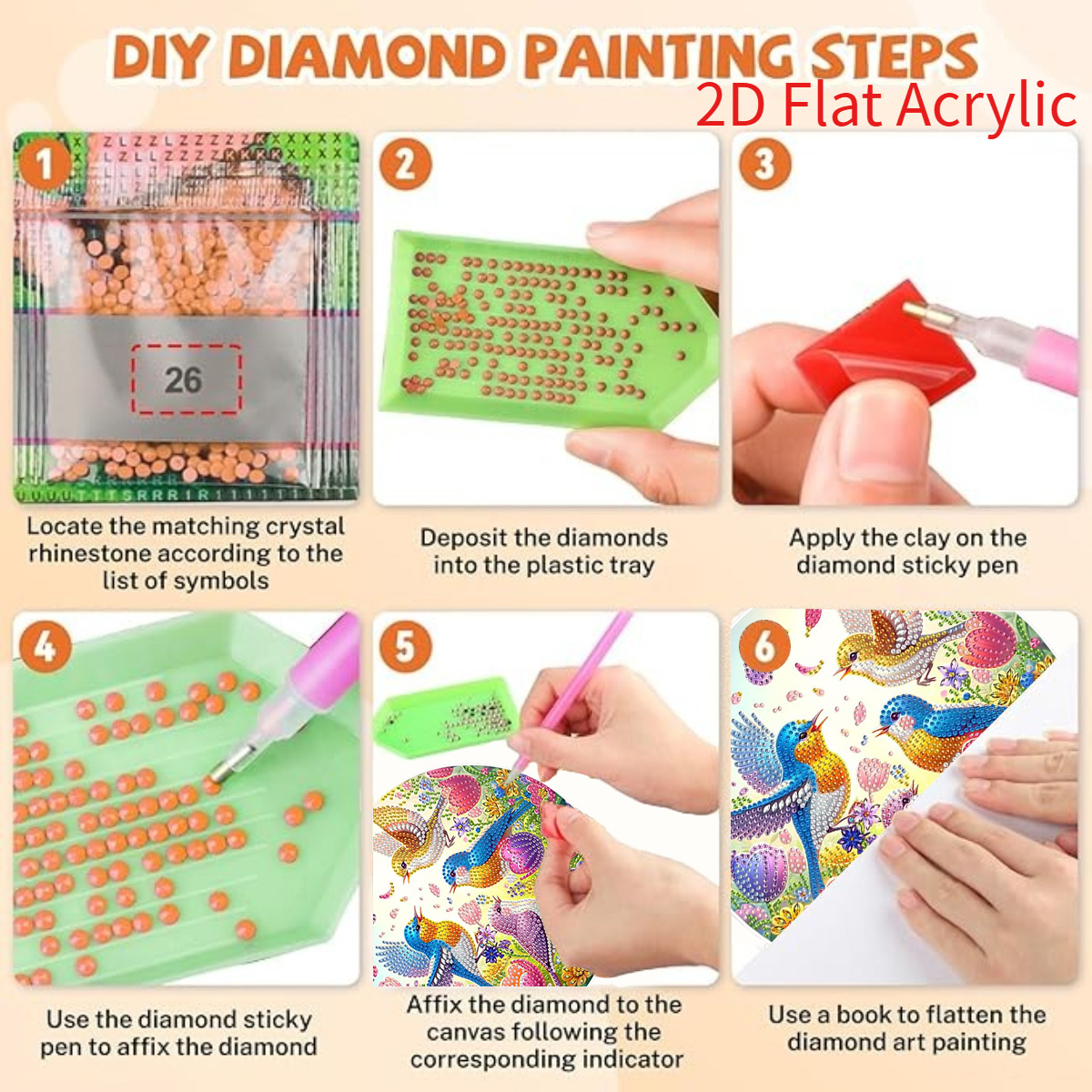 Akrilik Datar 2D, Kit Lukisan  - Resin Craft For Beginners ulasan dan harga